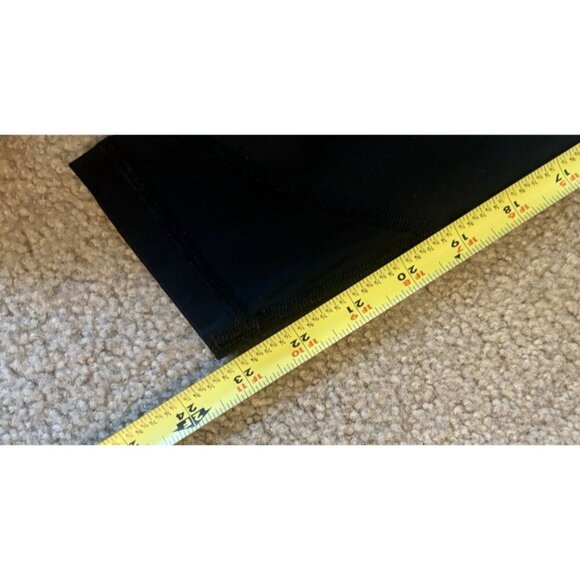 Athleta XS PETITE High Rise Mesh 7/8 Tight Leggings Reflective Black - Picture 4 of 6